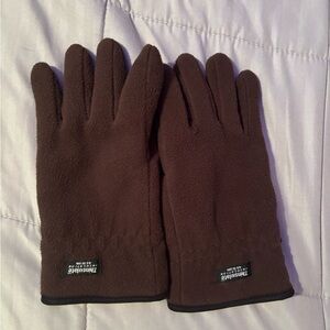 Brown Thinsulate Fleece Gloves
